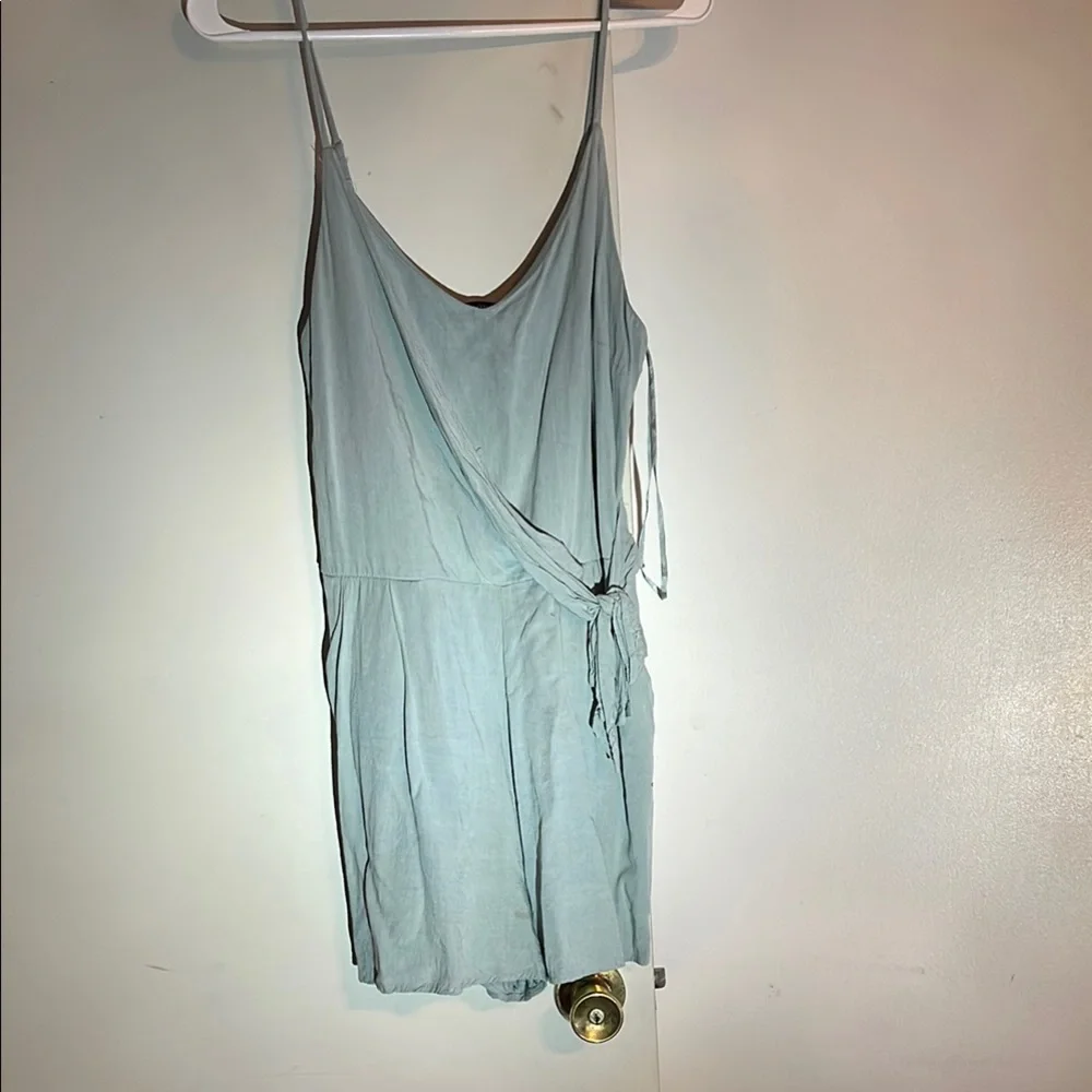 Women's Light Blue Romper - Picture 1 of 1